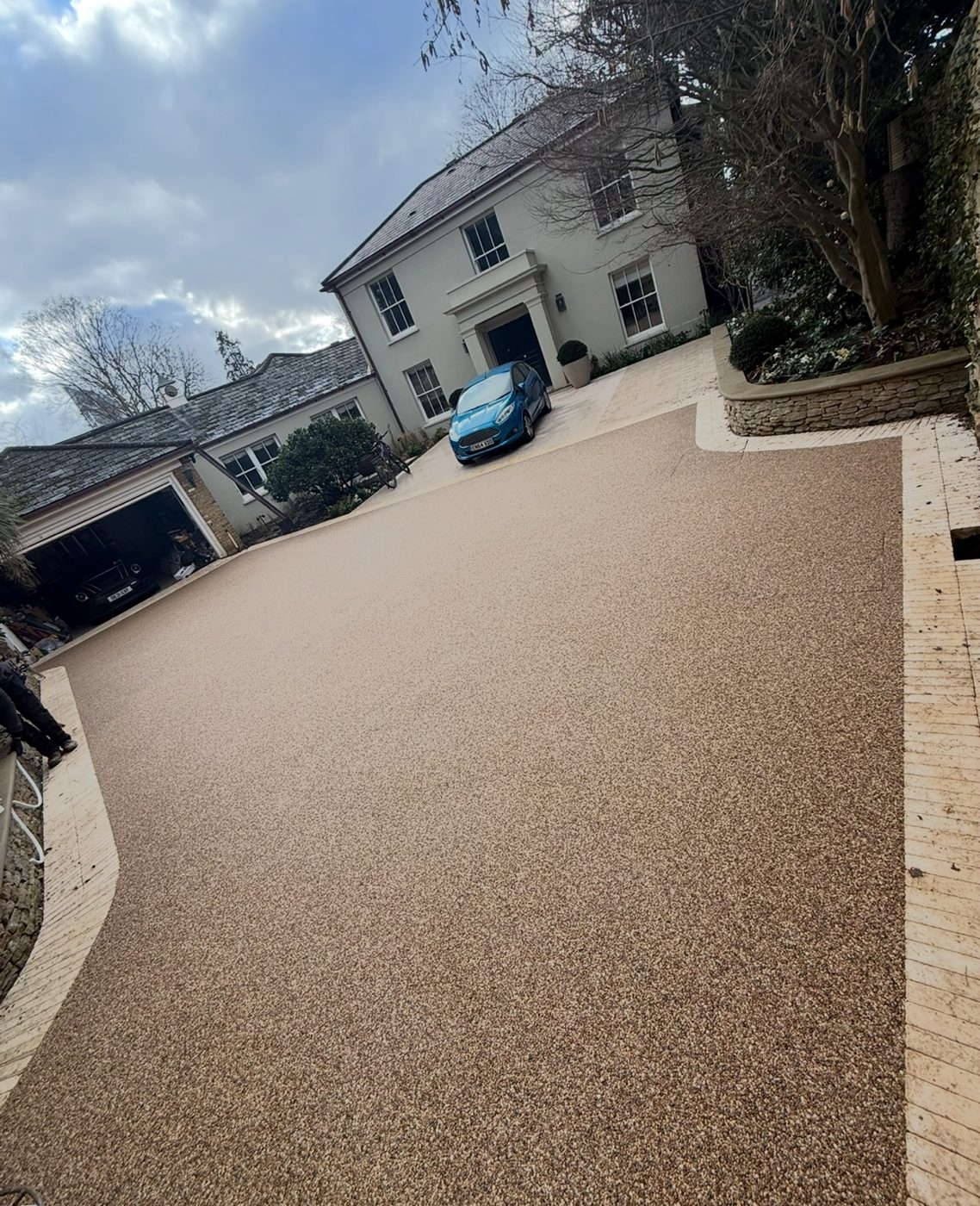 Decorative resin courtyard