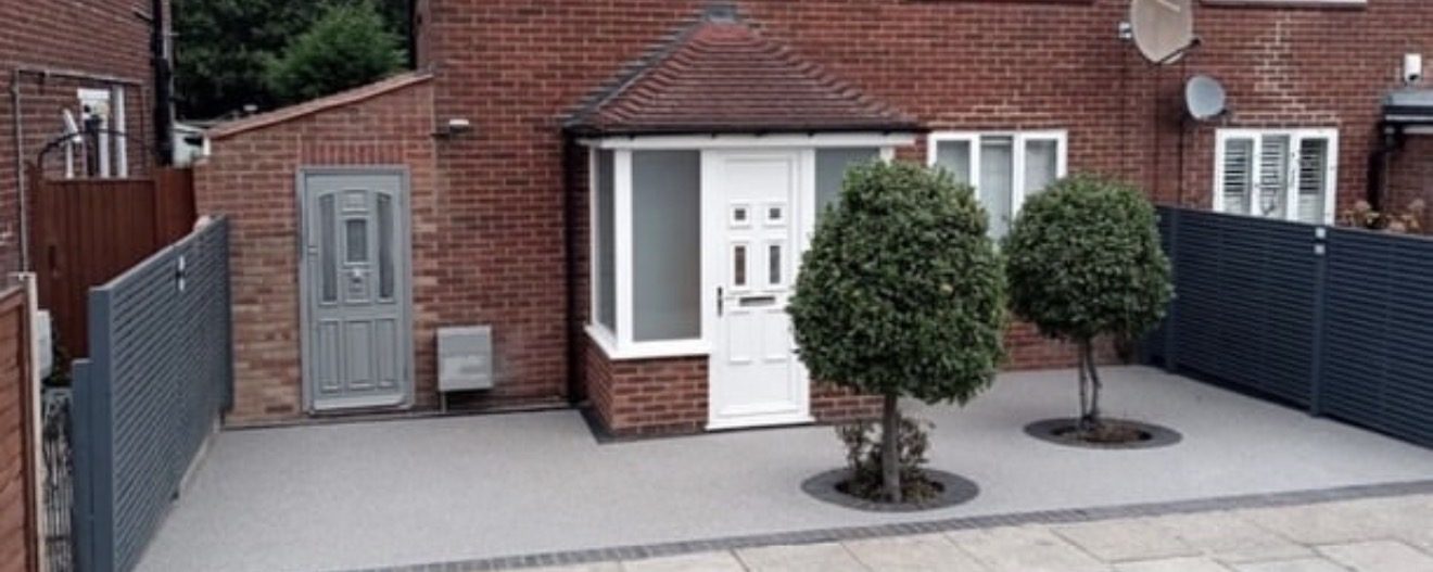 Decorative front entrance